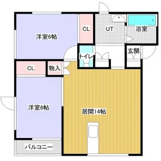 VIBRANTIII(ヴィブラン3)【1階】の間取り