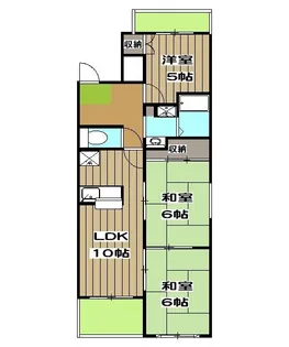 3LDKの間取り画像