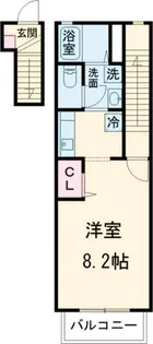 ツイン リーフ【2階】の間取り