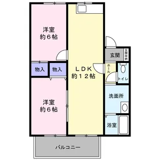 コーポ・マリアージュ【1階】の間取り