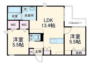 メゾン・ド・ベルヴィル【3階】の間取り