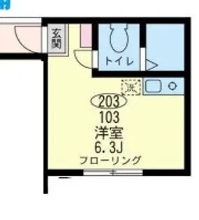 ユナイト上大岡エリーナ【2階】の間取り