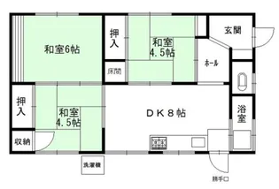 静岡県焼津市東小川5【一戸建】の間取り