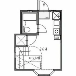 リバースよみうりランド・イースト【2階】の間取り
