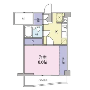 T s garden稲城【4階】の間取り