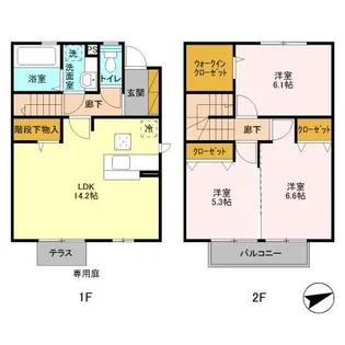 モンスリベルの間取り