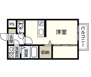 シャインライズ江波【3階】の間取り