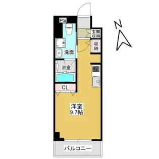 ユルバンプチメゾン【1階】の間取り