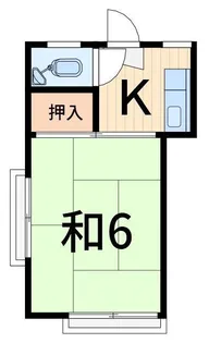 コーポ浅岡【3階】の間取り
