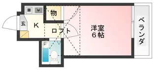 1Kの間取り画像