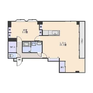 カーサピッコラ前橋【4階】の間取り
