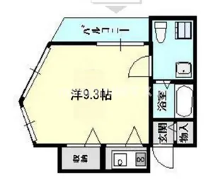 1Rの間取り画像