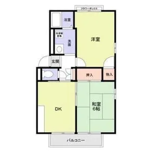 大阪府岸和田市上松町【アパート】の間取り