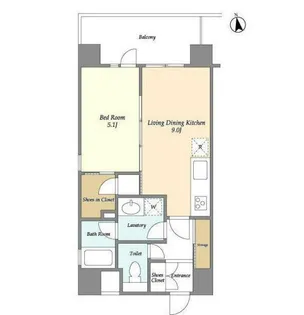 エルスタンザ白金台【11階】の間取り