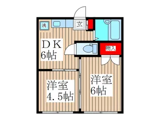 シャルムスズキIII【2階】の間取り