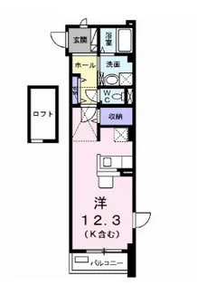 愛知県大府市吉川町4【アパート】の間取り