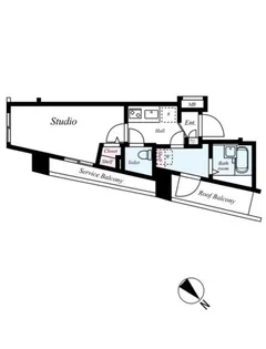 アーバイル文京本駒込【7階】の間取り