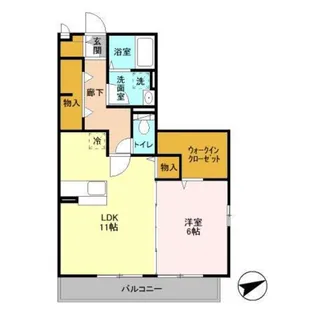 プランドール【2階】の間取り