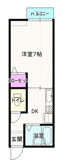 さくらハイツ(昭和町)【1階】の間取り