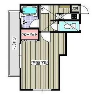 フラット瑠璃【2階】の間取り