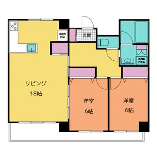 ハイルーツビル【4階】の間取り