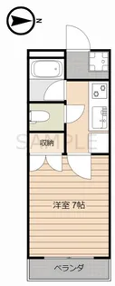 ラ・パルテール城北【5階】の間取り