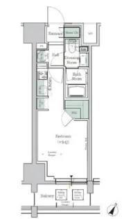 ONE ROOF RESIDENCE TAMACHI【3階】の間取り