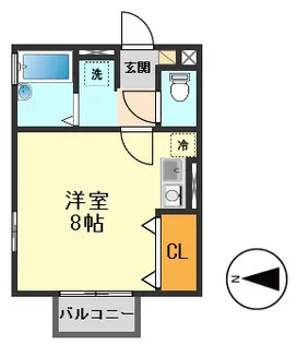 東京都江戸川区北小岩4【アパート】の間取り