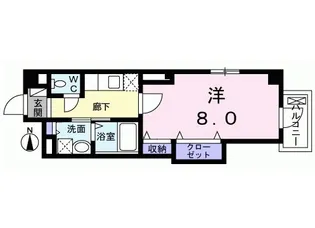 カーサ エテルノ【2階】の間取り