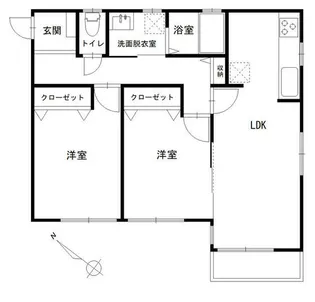 ウィスマ・セントラル【2階】の間取り