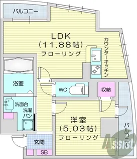 DNKMSA パート4 ANNEX別館【4階】の間取り