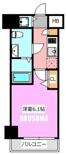 ガーラ・シティ王子【7階】の間取り