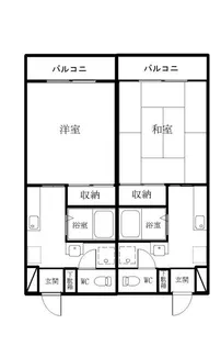 コーポみねたに【3階】の間取り