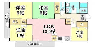 イディアコミュニティ【5階】の間取り