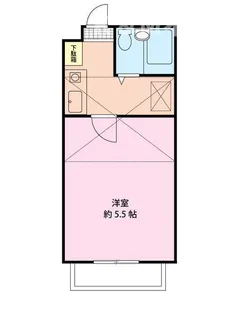 ジュネパレス松戸第154【2階】の間取り