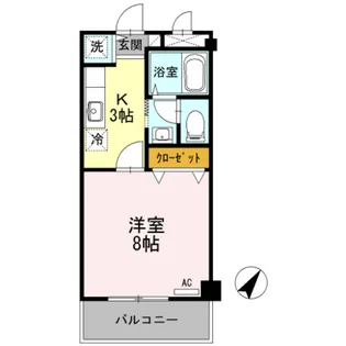 神奈川県厚木市飯山南1【マンション】の間取り