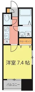 シェルグランデ東口【7階】の間取り