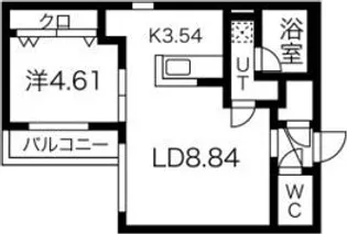HARMONIA(ハルモニア)【3階】の間取り