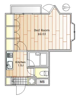 シェーファー祐天寺【2階】の間取り