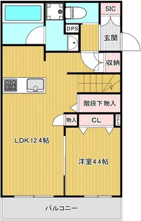 ヴェルデ【2階】の間取り
