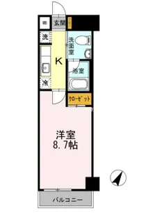 カスタリア神保町【4階】の間取り