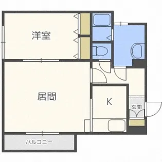 花てまり弐番館【3階】の間取り