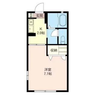 クリスタルハイツ【1階】の間取り