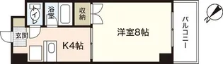 めーるにしむら【5階】の間取り
