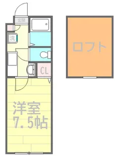 ルナージュ町田【1階】の間取り