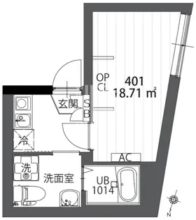 東京都中野区野方1【マンション】の間取り