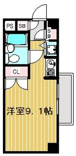 神奈川県川崎市中原区上丸子山王町1【マンション】の間取り
