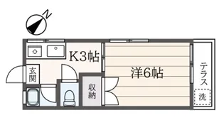 メゾンド中村【1階】の間取り