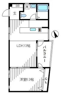 ロシェ【2階】の間取り