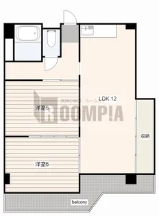 ラヴィエール笠松【2階】の間取り